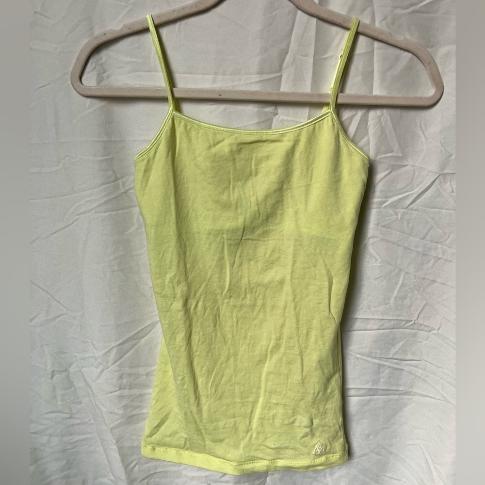 Lemon lime yellow Y2k Aeropostale camisole